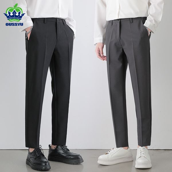 men's pants 2023 mens suit stretch slim business office non iron elastic waist classic korean grey casual trouser plus size 40 42 23042, Black
men's pants 2023 mens suit stretch slim business office non iron elastic waist classic korean grey casual trouser plus size 40 42 23042, Black
