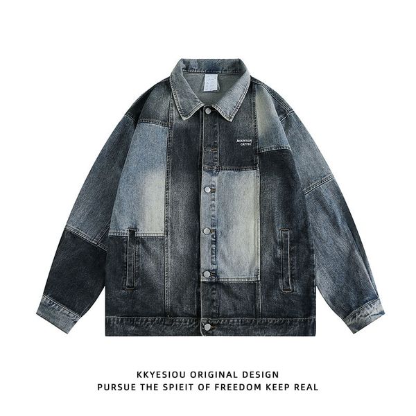 men's jackets 2023 new american retro contrast color panel small denim coat men's and women's design sense european and ameri, Black;brown
men's jackets 2023 new american retro contrast color panel small denim coat men's and women's design sense european and ameri, Black;brown