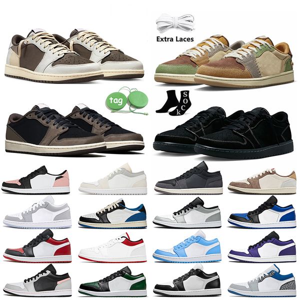 women men jumpman 1 low basketball shoes reverse mocha 1s lows cactus jack black phantom zion williamson voodoo dark mochas fragment unc wol, White;red
women men jumpman 1 low basketball shoes reverse mocha 1s lows cactus jack black phantom zion williamson voodoo dark mochas fragment unc wol, White;red