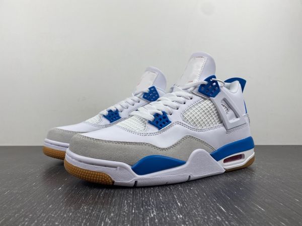 authentic designer shoes 4 basketball shoe 4s sapphire white military royal blue mens outdoor sports sneakers with box, Red;white
authentic designer shoes 4 basketball shoe 4s sapphire white military royal blue mens outdoor sports sneakers with box, Red;white