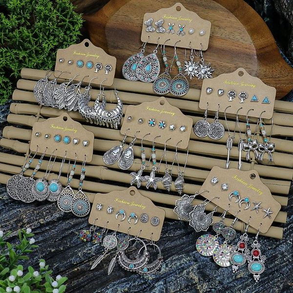 bohemian vintage silver color earrings set 6 pairs geometric hollow shell flower carved drop dangle hanging earrings for women
bohemian vintage silver color earrings set 6 pairs geometric hollow shell flower carved drop dangle hanging earrings for women
