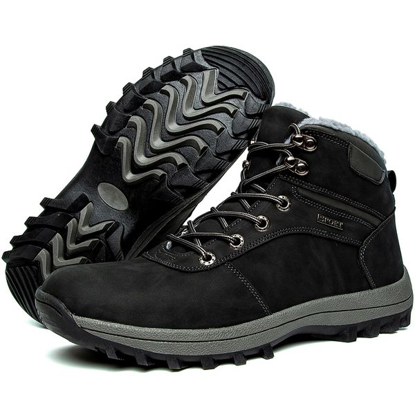 winter waterproof snow boots plush keep warm boots for men sneakers big size 48 men ankle boots outdoor non-slip shoes, Black
winter waterproof snow boots plush keep warm boots for men sneakers big size 48 men ankle boots outdoor non-slip shoes, Black