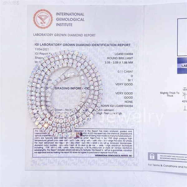 igi certificates 3mm lab grown diamond jewelry 10k real gold personalized tennis necklace and bracelet, Silver
igi certificates 3mm lab grown diamond jewelry 10k real gold personalized tennis necklace and bracelet, Silver