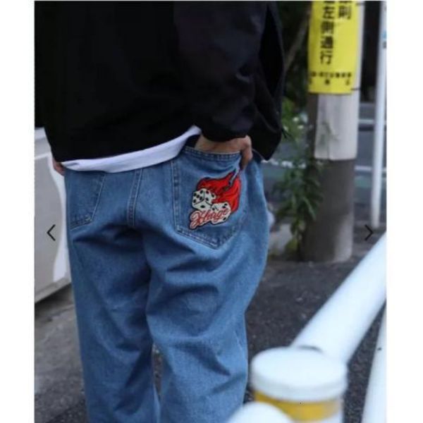 men's jean's flame print jeans dice street hiphop y2k retro men's and women's loose straight ins 230504, Blue
men's jean's flame print jeans dice street hiphop y2k retro men's and women's loose straight ins 230504, Blue