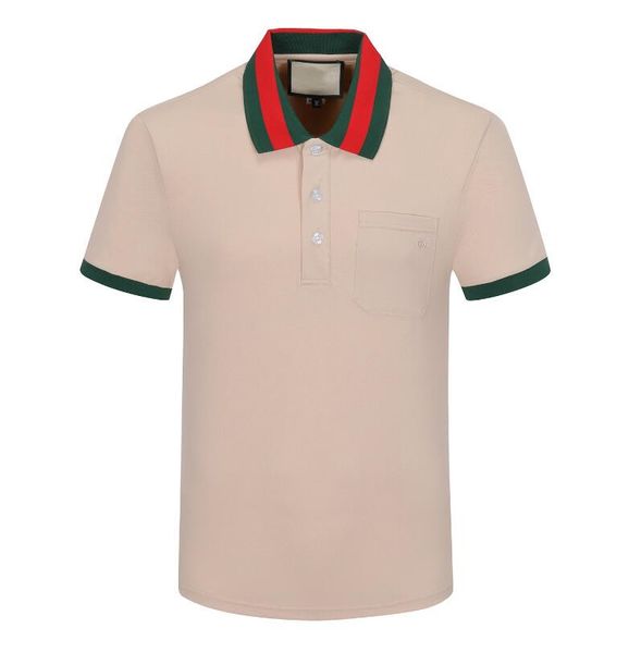 men's polos shirt 2023 summer new breathable men's polo shirt luxury brand men's short sleeve business shirt, White;black
men's polos shirt 2023 summer new breathable men's polo shirt luxury brand men's short sleeve business shirt, White;black