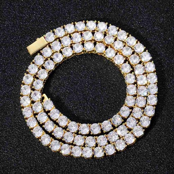 3mm 4mm 5mm 6mm jewelry diamond choker necklace 18k gold plated iced out cz hiphop spring clasp moissanite tennis chain men, Silver
3mm 4mm 5mm 6mm jewelry diamond choker necklace 18k gold plated iced out cz hiphop spring clasp moissanite tennis chain men, Silver