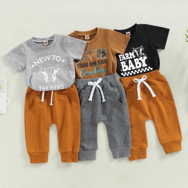 clothing sets focusnorm 0-3y summer baby boys 2pcs clothes sets cow letter printed short sleeve t shirts+solid long pants aa230504, White
clothing sets focusnorm 0-3y summer baby boys 2pcs clothes sets cow letter printed short sleeve t shirts+solid long pants aa230504, White