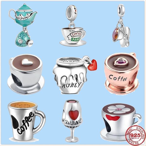 925 sterling silver charms for jewelry making for pandora beads coffee teapot mead glass bead dangle love charms, Black
925 sterling silver charms for jewelry making for pandora beads coffee teapot mead glass bead dangle love charms, Black