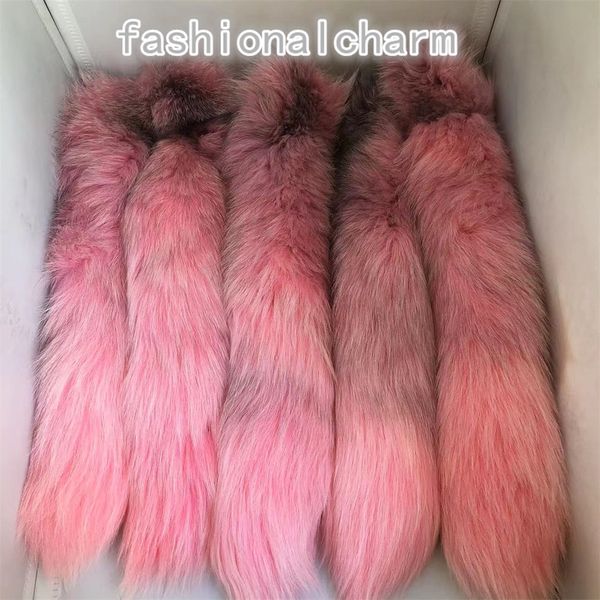 10pcs/lot 40cm/16" pink/black real genuine fox fur tail keychain cosplay toys bag charm car phone pendant, Silver
10pcs/lot 40cm/16" pink/black real genuine fox fur tail keychain cosplay toys bag charm car phone pendant, Silver