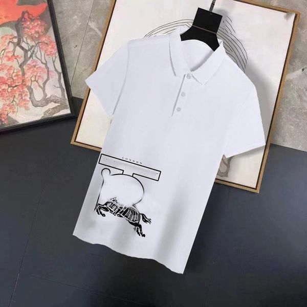 summer men's t-shirt fashion burbrerys designer polo shirt bur berrylapel short sleeve shirts business men t-shirts large size m--4xl f, White;black
summer men's t-shirt fashion burbrerys designer polo shirt bur berrylapel short sleeve shirts business men t-shirts large size m--4xl f, White;black