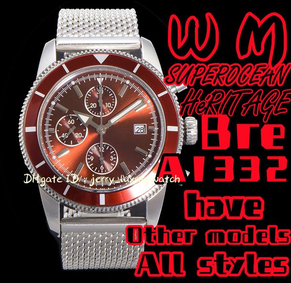 wm a1332 superocean luxury men's watch chronograph with asia 7750 self-winding mechanical movement 46mm diameter 300 meters waterproof., Slivery;brown
wm a1332 superocean luxury men's watch chronograph with asia 7750 self-winding mechanical movement 46mm diameter 300 meters waterproof., Slivery;brown