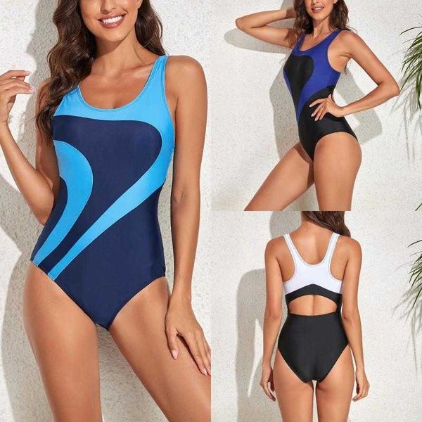womens color matching one piece swimsuit backless quick drying swimwear, White;black
womens color matching one piece swimsuit backless quick drying swimwear, White;black