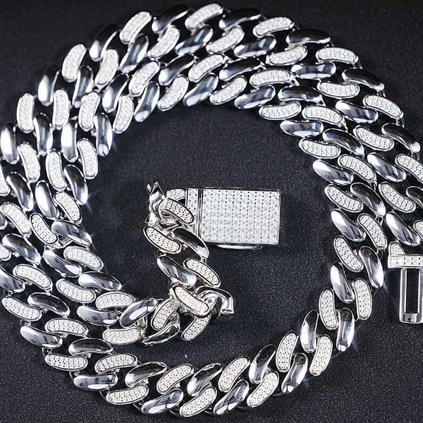 sicgem selling 22 inches 13 mm width miami iced out 925 silver men moissanite cuban link chain necklace
sicgem selling 22 inches 13 mm width miami iced out 925 silver men moissanite cuban link chain necklace