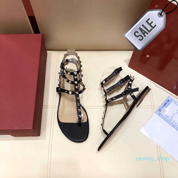 2022 summer color rivets spiked gladiator flat sandals stones studded flip sandal women's shoes adjustable buckle laces, Black
2022 summer color rivets spiked gladiator flat sandals stones studded flip sandal women's shoes adjustable buckle laces, Black