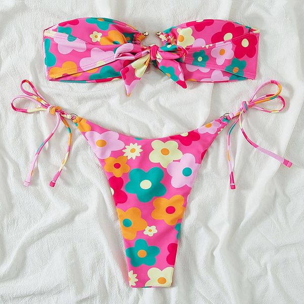 womens swimwear floral bikini women pink strapless low waist swimwear swimsuit 2 pieces bathing suit biqiuni 230504, White;black
womens swimwear floral bikini women pink strapless low waist swimwear swimsuit 2 pieces bathing suit biqiuni 230504, White;black