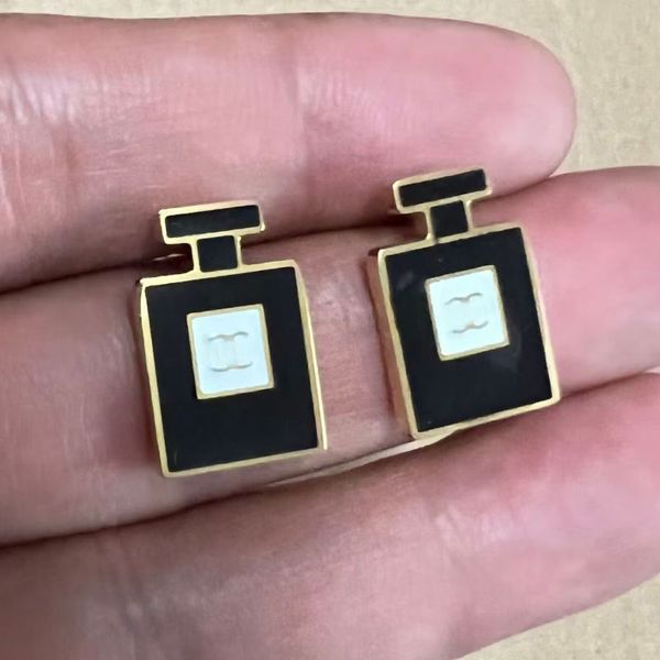 luxury brand women designer studs titanium steel perfume bottle fashion couple earrings, Golden;silver
luxury brand women designer studs titanium steel perfume bottle fashion couple earrings, Golden;silver