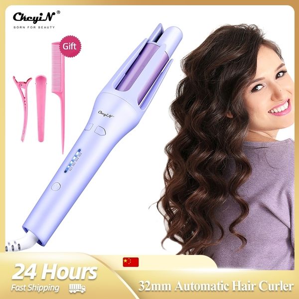 curling irons ckeyin 32mm automatic hair curler for women tourmaline ceramic iron rotating roller auto rotary fast heating styling 230504
curling irons ckeyin 32mm automatic hair curler for women tourmaline ceramic iron rotating roller auto rotary fast heating styling 230504