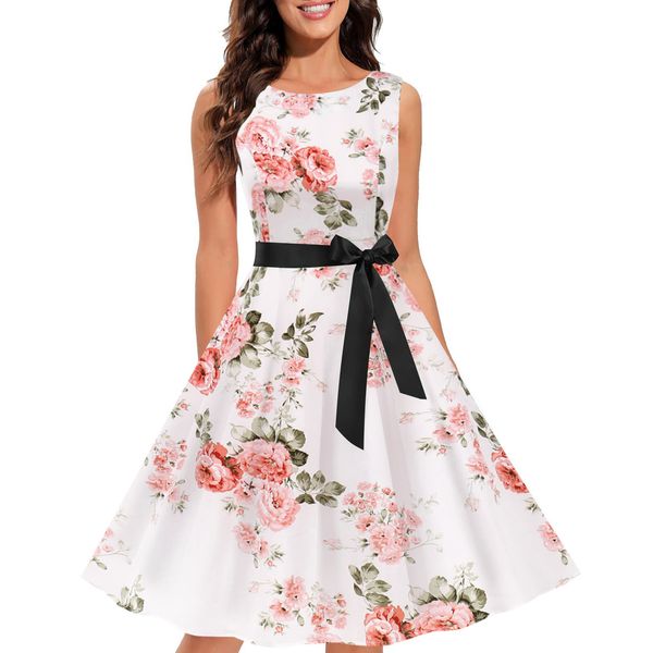 casual dresses women floral print sleeveless dress high waist knee casual dresses 230505, Black;gray
casual dresses women floral print sleeveless dress high waist knee casual dresses 230505, Black;gray