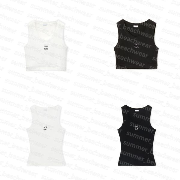 women knitted t shirt summer sport tank embroidered design tanks breathable crop top, White
women knitted t shirt summer sport tank embroidered design tanks breathable crop top, White