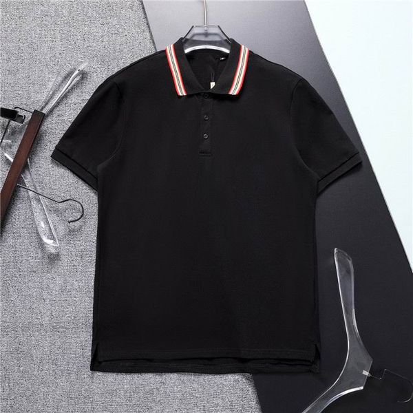summer men's t-shirt fashion burbrerys designer polo shirt bur berrylapel short sleeve shirts business large for men jopt, White;black
summer men's t-shirt fashion burbrerys designer polo shirt bur berrylapel short sleeve shirts business large for men jopt, White;black