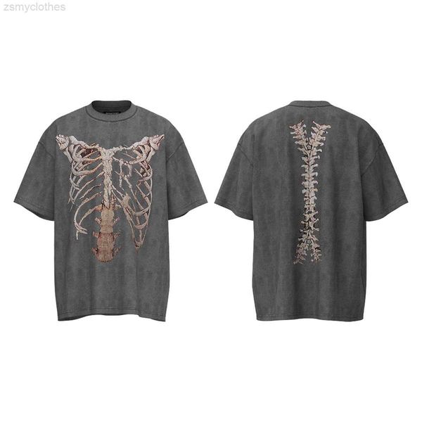 men's t-shirts represent streetwear bones graphics washing vintage loose fashion summer high street summer tee t-shirt for me, White;black
men's t-shirts represent streetwear bones graphics washing vintage loose fashion summer high street summer tee t-shirt for me, White;black