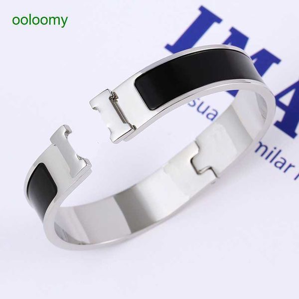 designer h letter bangle luxury brand enamel bracelets men and women fashion bracelets everyday accessories party wedding valentine's d, Black
designer h letter bangle luxury brand enamel bracelets men and women fashion bracelets everyday accessories party wedding valentine's d, Black