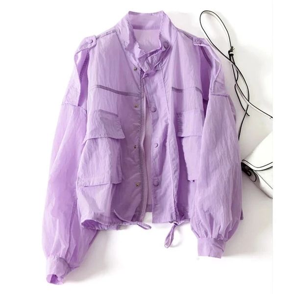 women's jackets new summer korean sun protection clothing coat women uv-proof thin loose casual female pocket windbreaker jacket lady, Black;brown
women's jackets new summer korean sun protection clothing coat women uv-proof thin loose casual female pocket windbreaker jacket lady, Black;brown