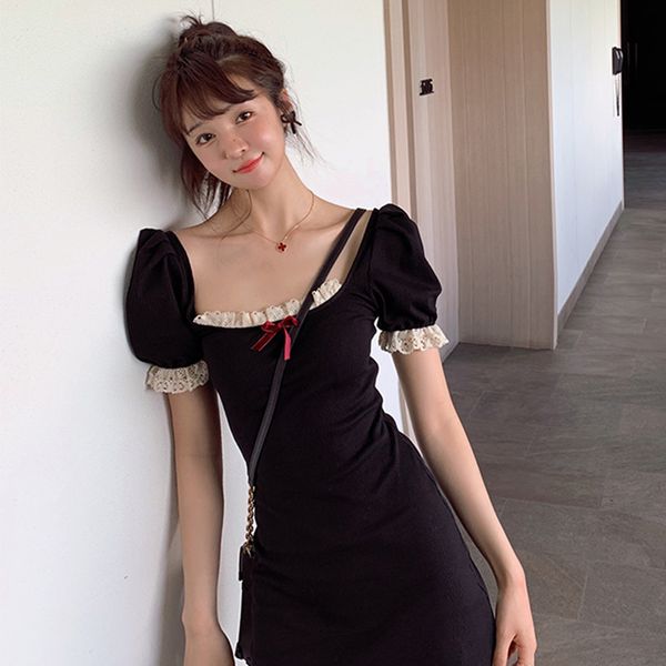 casual dresses dress women square collar new fashion puff sleeve lace patchwork sweet elegant red retro femme sheath mini a-line dress 23050, Black;gray
casual dresses dress women square collar new fashion puff sleeve lace patchwork sweet elegant red retro femme sheath mini a-line dress 23050, Black;gray