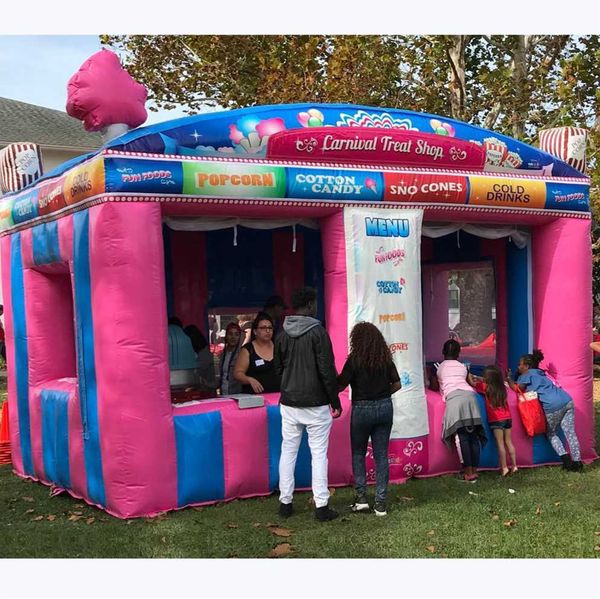 6x4m customized concession stand tent inflatable candy floss ticket changing booth ice cream popcorn cold drink sell room balloon with blowe
6x4m customized concession stand tent inflatable candy floss ticket changing booth ice cream popcorn cold drink sell room balloon with blowe