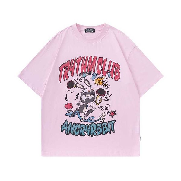 women's t-shirt pink womens tshirts 2023 new summer hip hop style cartoon angry rabbit funny print cotton fashion loose tees short sle, White
women's t-shirt pink womens tshirts 2023 new summer hip hop style cartoon angry rabbit funny print cotton fashion loose tees short sle, White