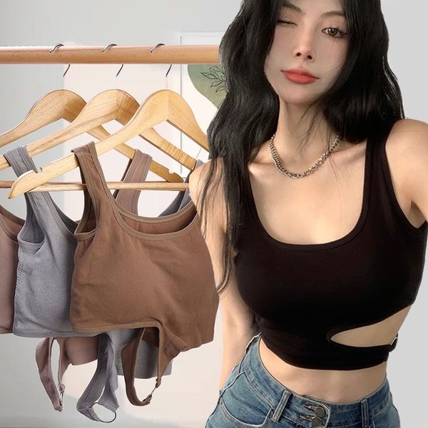camisoles tanks women hollow bra vest seamless underwear push up bras female brassiere lingerie camisole with chest pad cropped 230505, Black;white
camisoles tanks women hollow bra vest seamless underwear push up bras female brassiere lingerie camisole with chest pad cropped 230505, Black;white