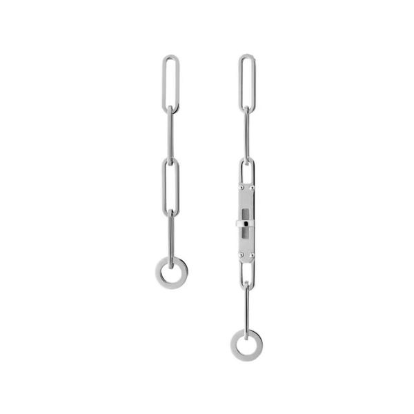 designer asymmetrical paperclip earrings 925 silver personalised long dangling women's earrings white valentine's day love jewelle
designer asymmetrical paperclip earrings 925 silver personalised long dangling women's earrings white valentine's day love jewelle