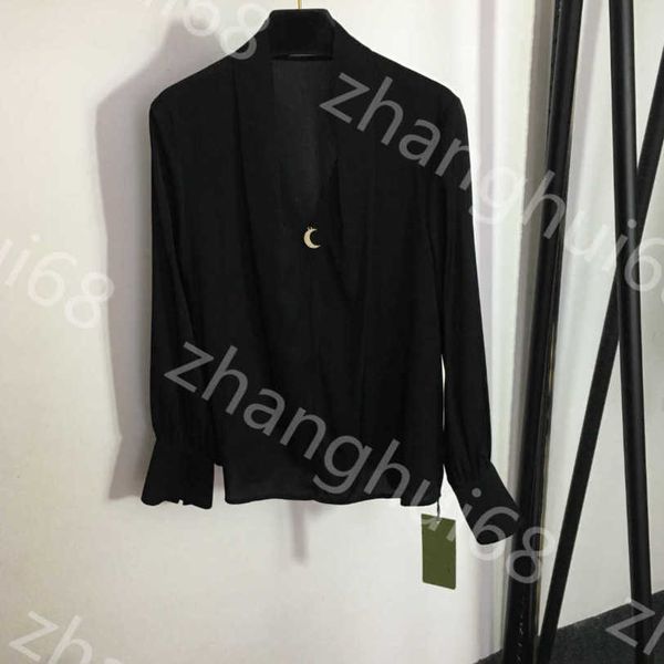 23ss high neck blouse women shirt womens designer clothing solid color matching temperament v-neck long sleeve silk women clothes a1, White
23ss high neck blouse women shirt womens designer clothing solid color matching temperament v-neck long sleeve silk women clothes a1, White