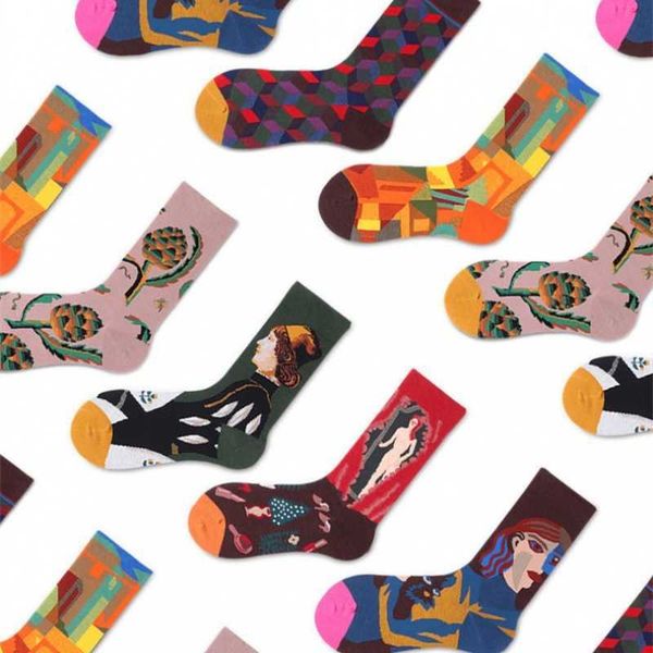socks french fashion brand bm literature and art women's socks harajuku hyunya ins jacquard street skateboard jacquard style, Black
socks french fashion brand bm literature and art women's socks harajuku hyunya ins jacquard street skateboard jacquard style, Black