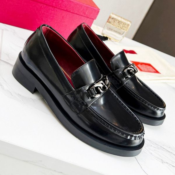 dress women's metal buckle flat shoes leather women's shoes new brand design men's shoes square head shallow mouth thick bott, Black
dress women's metal buckle flat shoes leather women's shoes new brand design men's shoes square head shallow mouth thick bott, Black