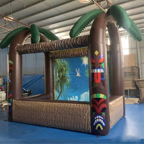 4x2m tropical inflatable open tiki bar with palm tree serving concession tent / pub counter for party /event with blower ship
4x2m tropical inflatable open tiki bar with palm tree serving concession tent / pub counter for party /event with blower ship