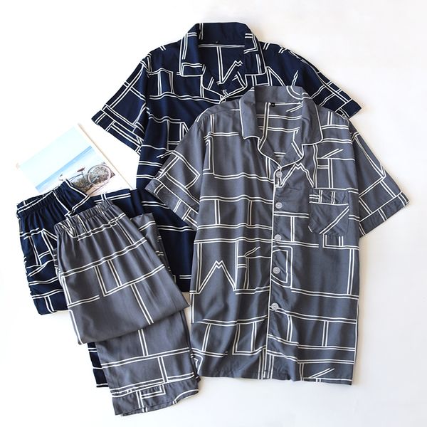 men's sleepwear spring summer new men cotton silk pajamas viscose ensemble suit male homewear set pyjama pijama masculin short sleeve t, Black;brown
men's sleepwear spring summer new men cotton silk pajamas viscose ensemble suit male homewear set pyjama pijama masculin short sleeve t, Black;brown