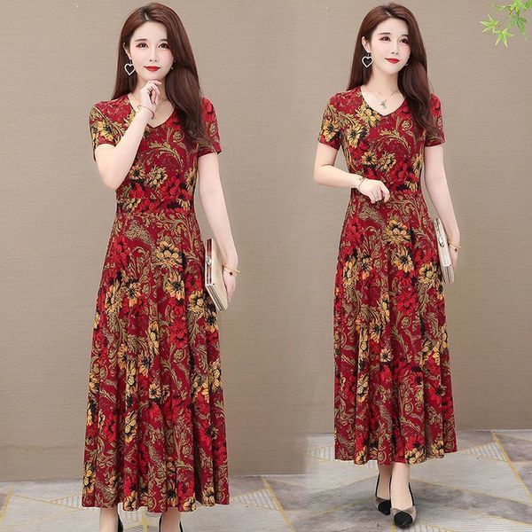 casual dresses mother summer dress large size dress lady gao new style skirt woman dress vestido de mujer femme robe 230505, Black;gray
casual dresses mother summer dress large size dress lady gao new style skirt woman dress vestido de mujer femme robe 230505, Black;gray