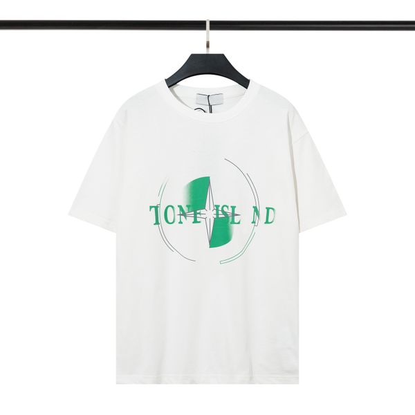 men's t shirt company designer stone tees summer menswear breathable loose button badge lovers street fashion 100% cotton 07, White;black
men's t shirt company designer stone tees summer menswear breathable loose button badge lovers street fashion 100% cotton 07, White;black
