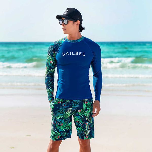 wetsuits drysuits sailbee men's uv protect surfing rash guard long sleeve swimsuit quick drying surf shirt j230505
wetsuits drysuits sailbee men's uv protect surfing rash guard long sleeve swimsuit quick drying surf shirt j230505
