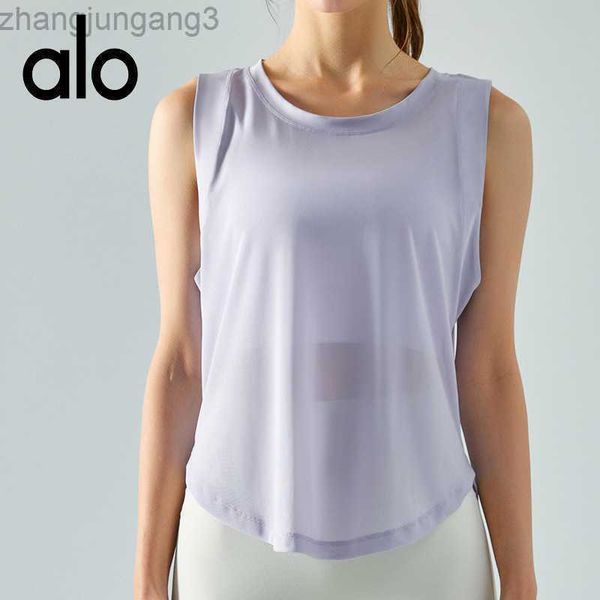 desginer alo yoga t shirt summer new fitness suit mesh breathable tank women's loose fit sports thin quick dry cover, White
desginer alo yoga t shirt summer new fitness suit mesh breathable tank women's loose fit sports thin quick dry cover, White