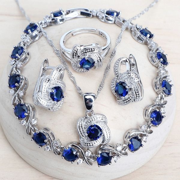 wedding jewelry sets blue zirconia women jewelry sets 925 sterling silver wedding bridal costume jewellery earrings rings bracelets pendant, Slivery;golden
wedding jewelry sets blue zirconia women jewelry sets 925 sterling silver wedding bridal costume jewellery earrings rings bracelets pendant, Slivery;golden