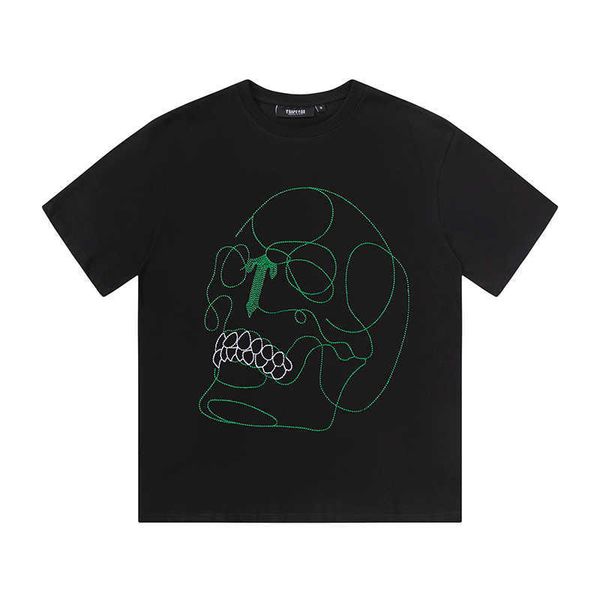 designer fashion clothing tees tshirt trapstar american fashion brand embroidered skeleton street youth loose relaxed trend short sleeve cas, White;black
designer fashion clothing tees tshirt trapstar american fashion brand embroidered skeleton street youth loose relaxed trend short sleeve cas, White;black
