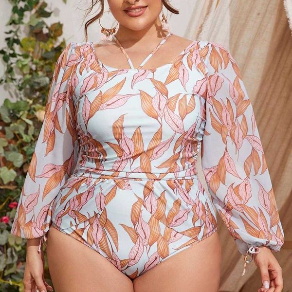 womens plus sized size one piece swimsuit chiffon long sleeve printed conservative swimwear, White;black
womens plus sized size one piece swimsuit chiffon long sleeve printed conservative swimwear, White;black
