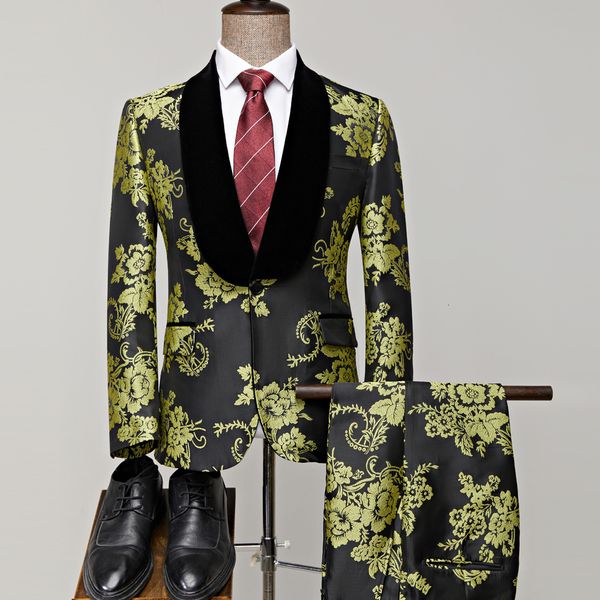 men's suits blazers latest coat pant slim fit party wedding suits for men green yellow jacquard shawl lapel groom tuxedos costume 23050, White;black
men's suits blazers latest coat pant slim fit party wedding suits for men green yellow jacquard shawl lapel groom tuxedos costume 23050, White;black