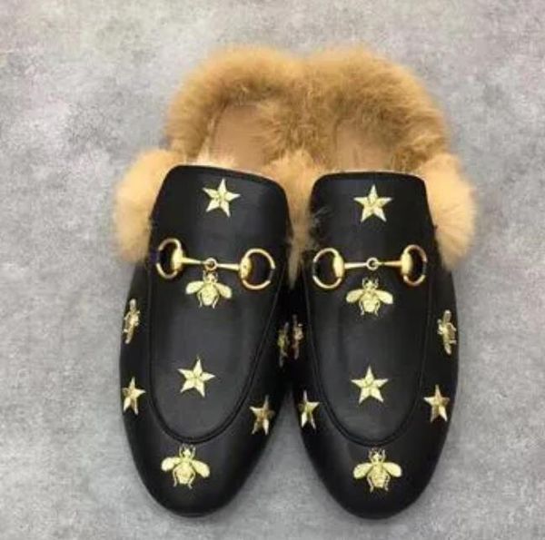 2023 women princetown loafers autumn winter wool summer slippers classic metal buckle embroidery sandals men leather slipper fur genuine sli, Black
2023 women princetown loafers autumn winter wool summer slippers classic metal buckle embroidery sandals men leather slipper fur genuine sli, Black