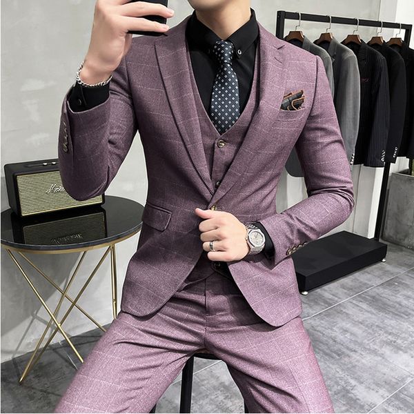 men's suits blazers jacket vest pants spring autumn luxury men stripe suits groom wedding tuxedo mens work party slim fit suit 3 piece, White;black
men's suits blazers jacket vest pants spring autumn luxury men stripe suits groom wedding tuxedo mens work party slim fit suit 3 piece, White;black