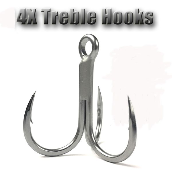fishing hooks big game 4x #6#50 antirust treble hook super sharp triple anchor hooks for sea trolling fishing saltwater lure fishhooks 23050
fishing hooks big game 4x #6#50 antirust treble hook super sharp triple anchor hooks for sea trolling fishing saltwater lure fishhooks 23050