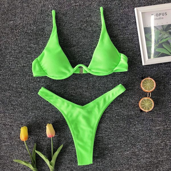 women's swimwear underwire bikini set 2023 women solid leopard push up micro swimsuit summer neon green bathing suit thong biquini 2305, White;black
women's swimwear underwire bikini set 2023 women solid leopard push up micro swimsuit summer neon green bathing suit thong biquini 2305, White;black