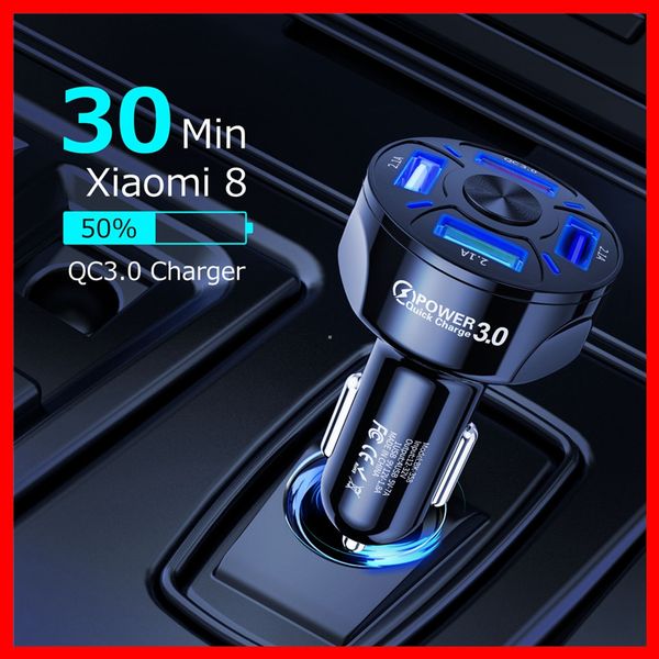4 port car charger 7a 48w usb quick charge 3.0 universal mobile phone fast charging for iphone 12 pro xiaomi car adapter car-charge car-char
4 port car charger 7a 48w usb quick charge 3.0 universal mobile phone fast charging for iphone 12 pro xiaomi car adapter car-charge car-char